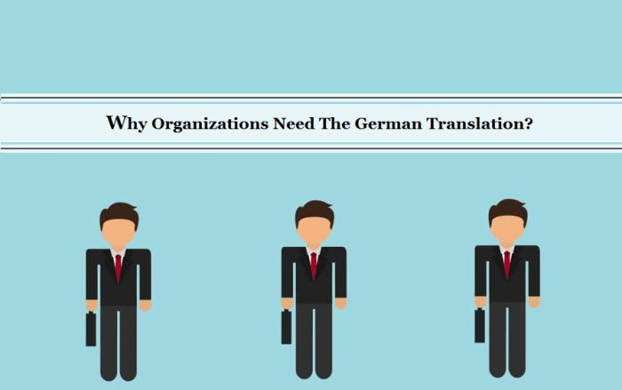 Why Organizations Need The German Translation